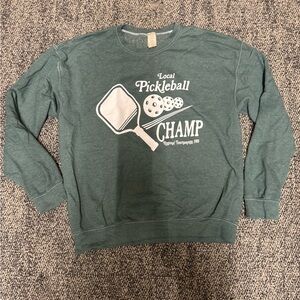 Green Pickleball Champ Women’s Sweater